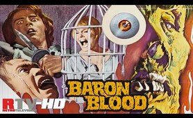 Baron Blood | Full Classic Slasher Horror Movie | In Color HD! | Retro TV